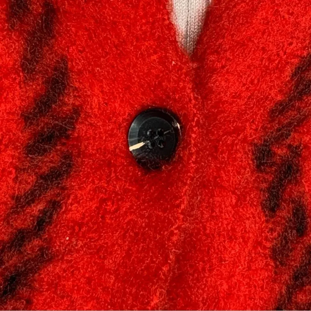 Modena NWT Fringe Scarf Blanket Plaid Red Black